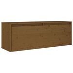 vidaXL Meubles TV 3 Pièces Marron miel Bois massif de pin