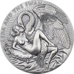 Pièce de monnaie en Argent 2000 Francs g 62.2 (2 oz) Millésime 2023 Celestial Beauty LEDA AND THE SWAN