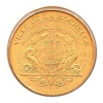 Mini médaille monnaie de paris 2009 - ville de la rochelle