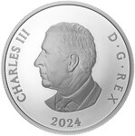 Pièce de monnaie en Argent 20 Dollars g 31.39 Millésime 2024 SAPPHIRE JUBILEE SNOWFLAKE BROOCH