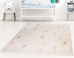 Tapis enfant Crown 120 x 160 cm - Blanc