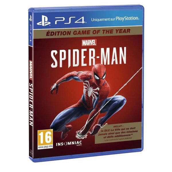 Marvel's Spider-Man Game Of The Year Jeu PS4