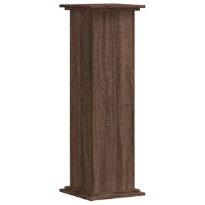 vidaXL Support pour plantes chêne brun 33x33x100 cm bois d'ingénierie