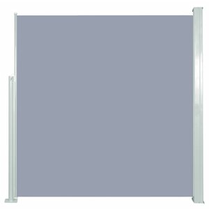 vidaXL Auvent latéral rétractable 140 x 300 cm Gris