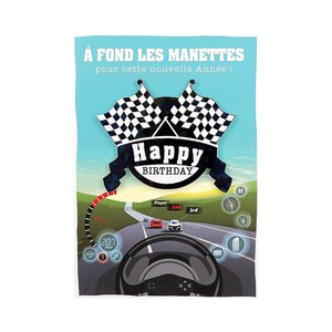 Carte Anniversaire - À fond les manettes pour cette nouvelle année !
