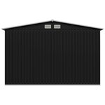vidaXL Abri de stockage pour jardin Anthracite Acier 257x205x178 cm