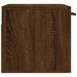 vidaXL Armoire murale Chêne marron 60x36 5x35 cm Bois d'ingénierie