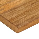 vidaXL Dessus de table à bord vivant 90x20x3 8 cm bois massif manguier