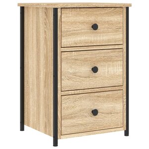 vidaXL Table de chevet chêne sonoma 40x36x60 cm bois d'ingénierie