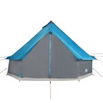 vidaXL Tente familiale tipi 12 personnes bleu imperméable