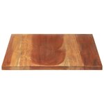 vidaXL Dessus de table Bois solide 25-27 mm 60x100 cm