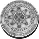 Pièce de monnaie en Argent 1 Dollar g 31.1 (1 oz) Millésime 2024 The Native Spirit SUN SPIRIT