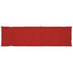 vidaXL Chaise longue d'extérieur repose-pied et coussin Acacia solide