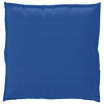 vidaXL Coussin de palette pour siège bleu royal 70x70x12 cm