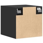 vidaXL Armoire murale noir 40x42 5x40 cm bois d'ingénierie