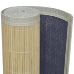vidaXL Tapis en bambou 160x230 cm Naturel