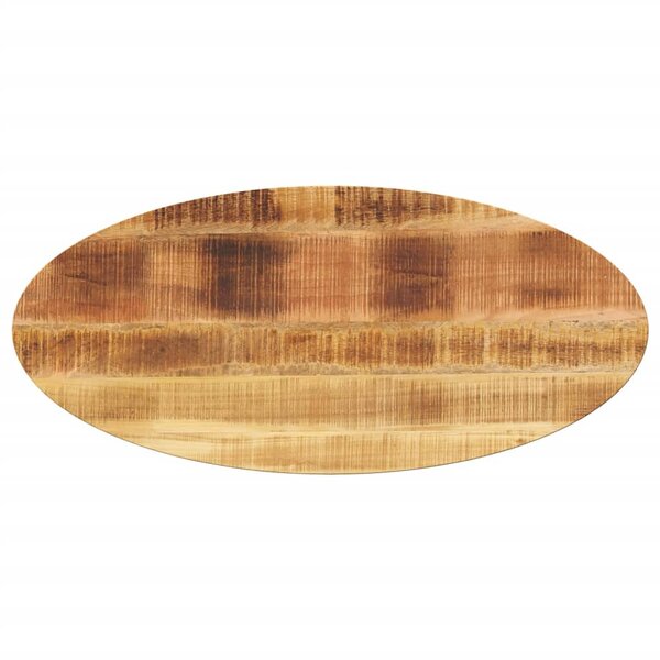 vidaXL Dessus de table 140x50x3 8 cm ovale bois massif de manguier