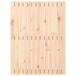 vidaXL Tête de lit murale 82 5x3x110 cm Bois massif de pin