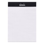 Bloc-Notes Agrafé Dotpad N°12 Black - 8,5x12 cm - Pointillés Dot - 80 Feuilles Détachables