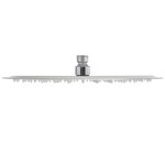 vidaXL Tête de douche plongeante ronde en acier inoxydable 30 cm