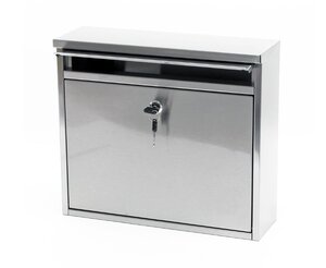 Boite aux lettres murale acier inoxydable 36x32x11cm