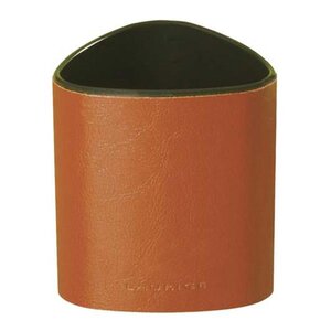 Pot à crayon en cuir (Marron)