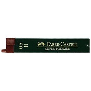 Boîte de 12 mines Super Polymère 9065 S 0,5 mm H FABER-CASTELL