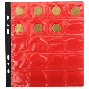 Sachet De 3 Recharges Numismatiques 20 Cases De Diamètre 40mm - 24 5x25 Cm - Cristal - X 5 - Exacompta