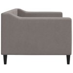 vidaXL Lit de repos taupe 80x200 cm tissu
