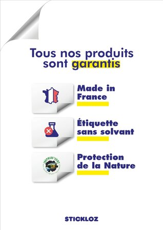 Amazinnov - Lot de 1000 Etiquette Thermiques Blanches sur Rouleau, Adhesif  Autocollantes Papier Labels – 100 mm x 150 mm – Manches de 50 mm