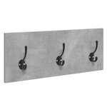 vidaXL Ensemble de meubles de couloir 4 Pièces gris béton bois ingénierie