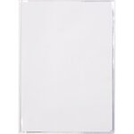 Protège-cahier cristal avec rabats marque-pages PVC 22/100ème 21 x 29 7 cm transparent CALLIGRAPHE
