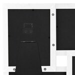 vidaXL Collage de cadres photo pour photo de 4x(10x15 cm) Blanc MDF