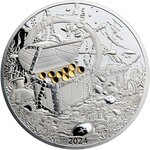 Pièce de monnaie en Argent 5 Dollars g 62.2 (2 oz) Millésime 2024 OCEAN LOST TREASURE