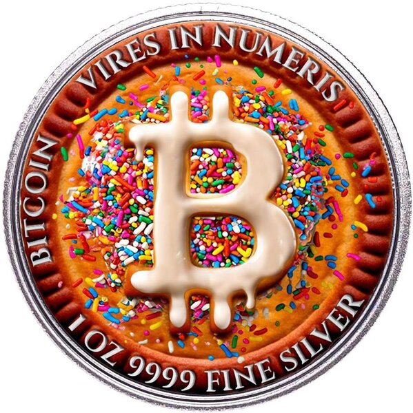 Pièce de monnaie en Argent 2 Dollars g 31.1 (1 oz) Millésime 2024 COOKIE