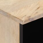 vidaXL Meuble TV 100x33x46 cm bois massif de manguier