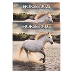 Grand Calendrier Mural 29x29  cm - 2025 - Chevaux 2025 - Draeger