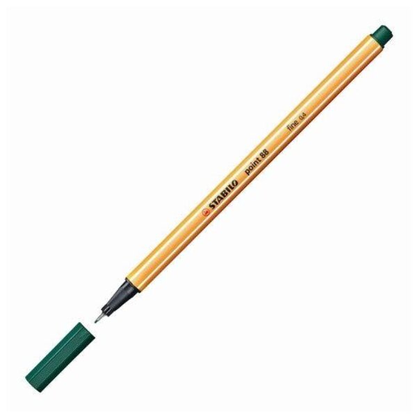 Stylo-Feutre POINT 88 Pointe Fine 0,4 mm Vert pin STABILO