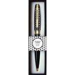 Stylo Bille Noir Rétractable Ma Fille Chérie - Draeger paris
