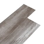 vidaXL Planche de plancher PVC autoadhésif 5 21 m² 2mm Marron bois mat