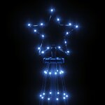 vidaXL Arbre de Noël cône 1134 LED Bleues 230x800 cm
