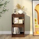 vidaXL Bibliothèque/Séparateur de pièce Chêne marron 40x30x72 cm