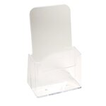 Distributeur De Prospectus 1 Compartiment Dl (10x21cm) - Cristal - X 10 - Exacompta