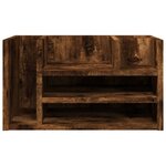 Organisateur armoire de bureau 44 5 x 24 x 25 cm bois ingénierie Chêne fumé 02_0043568