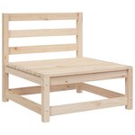 vidaXL Salon de jardin 4 Pièces bois massif de pin