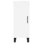 vidaXL Buffet haut Blanc 34 5x34x180 cm Bois d'ingénierie