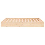 vidaXL Cadre de lit sans matelas bois massif 140x200 cm