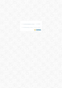 protège-cahiers format A4 couverture blanche en PP HERMA