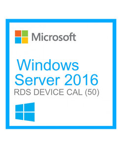 Microsoft Windows Server 2016 Remote Desktop Services (RDS) 50 device connections - Clé licence à télécharger