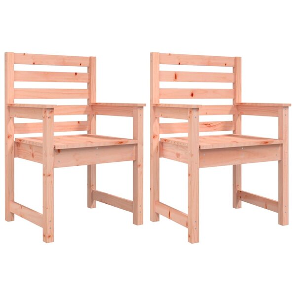 vidaXL Chaises de jardin lot de 2 60x48x91 cm bois massif de douglas